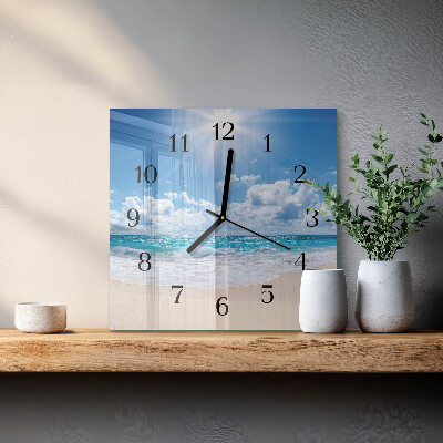 Reloj de vidrio Mar