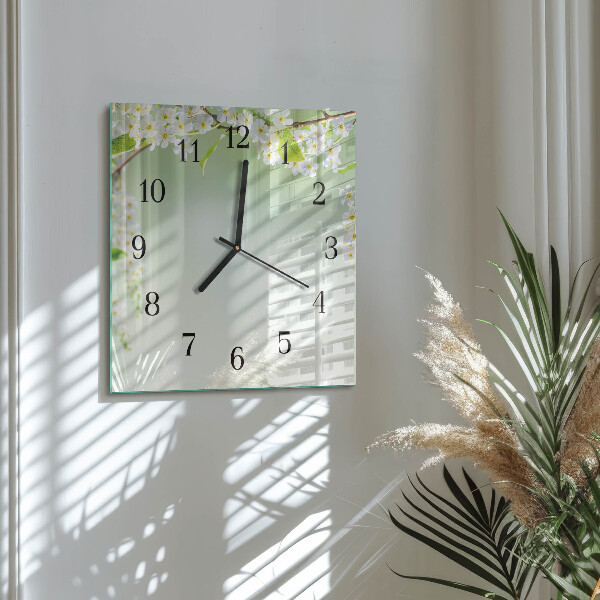 Reloj de vidrio Primavera