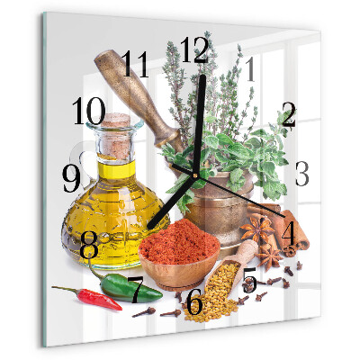 Reloj de vidrio Especias