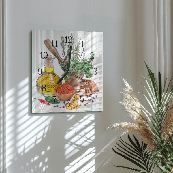 Reloj de vidrio Especias