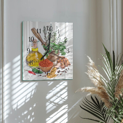 Reloj de vidrio Especias