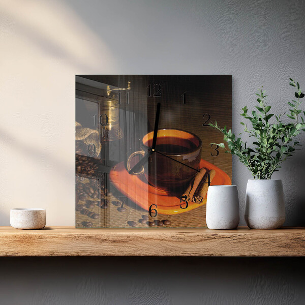 Reloj de vidrio Café