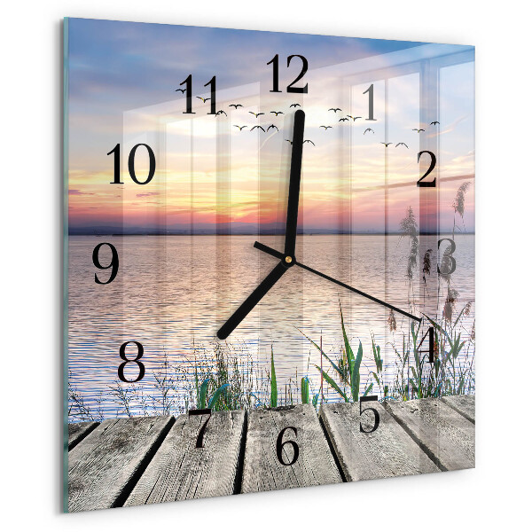 Reloj de vidrio Lago