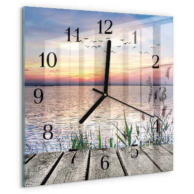 Reloj de vidrio Lago