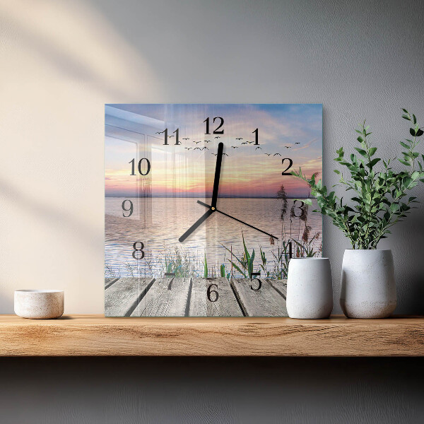 Reloj de vidrio Lago