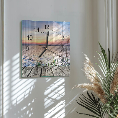 Reloj de vidrio Lago