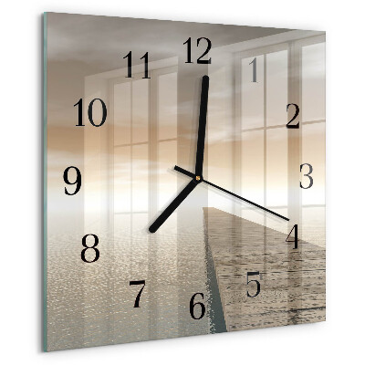 Reloj de vidrio Muelle