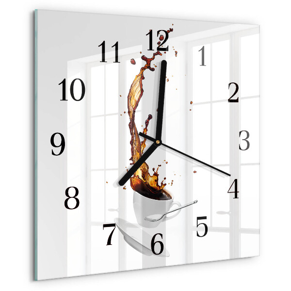 Reloj de vidrio Café