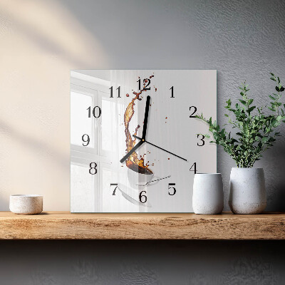 Reloj de vidrio Café