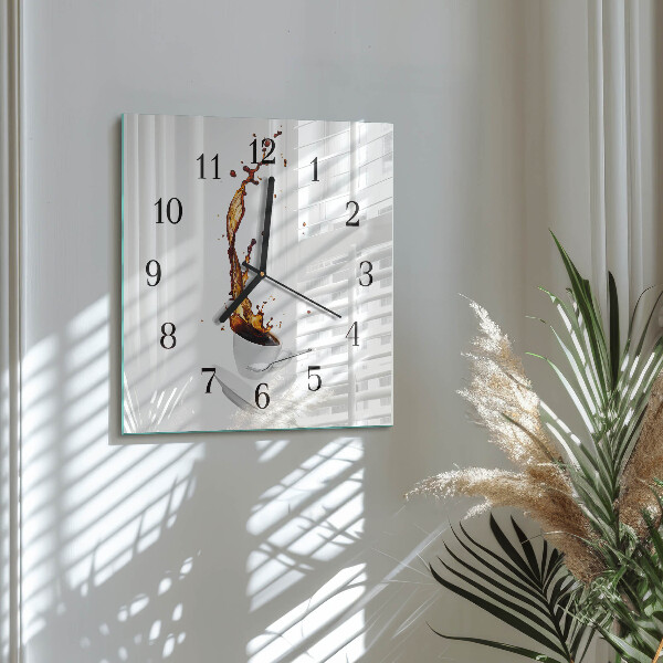 Reloj de vidrio Café