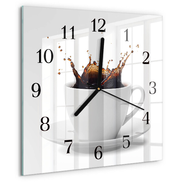 Reloj de vidrio Café