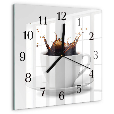 Reloj de vidrio Café
