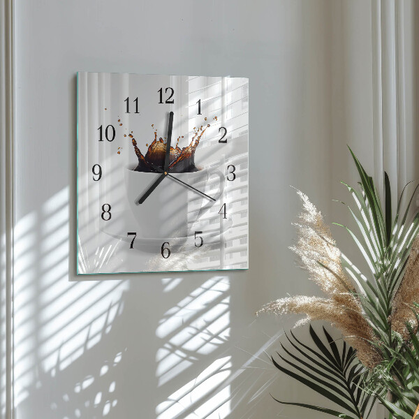 Reloj de vidrio Café