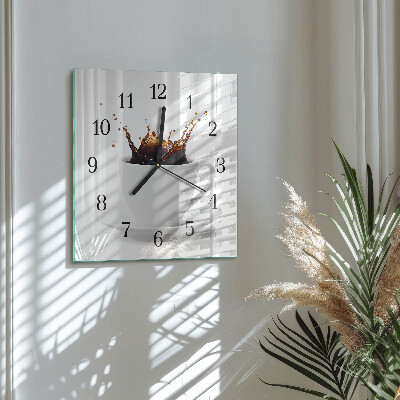 Reloj de vidrio Café