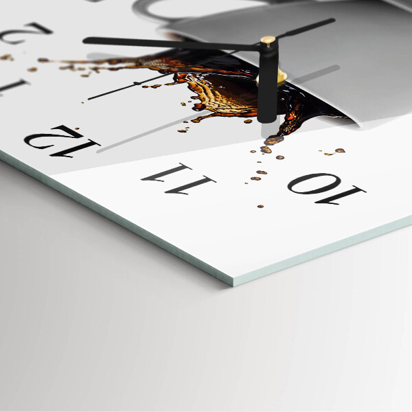 Reloj de vidrio Café