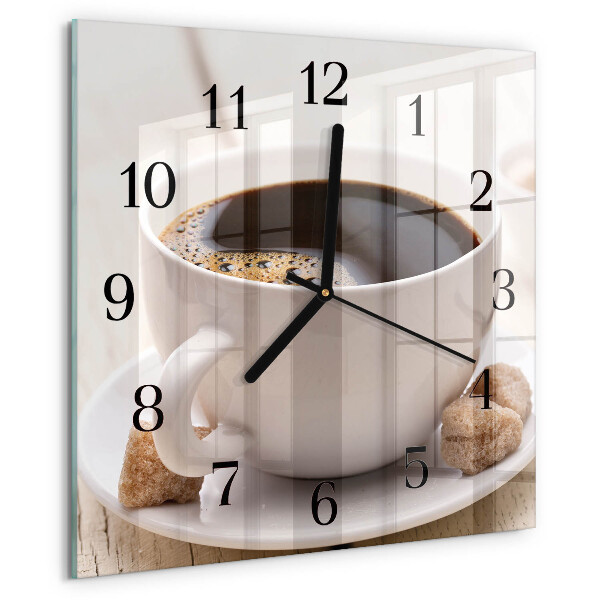 Reloj de vidrio Café