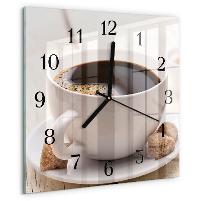 Reloj de vidrio Café