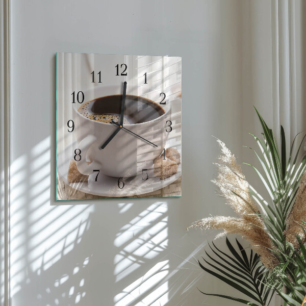 Reloj de vidrio Café