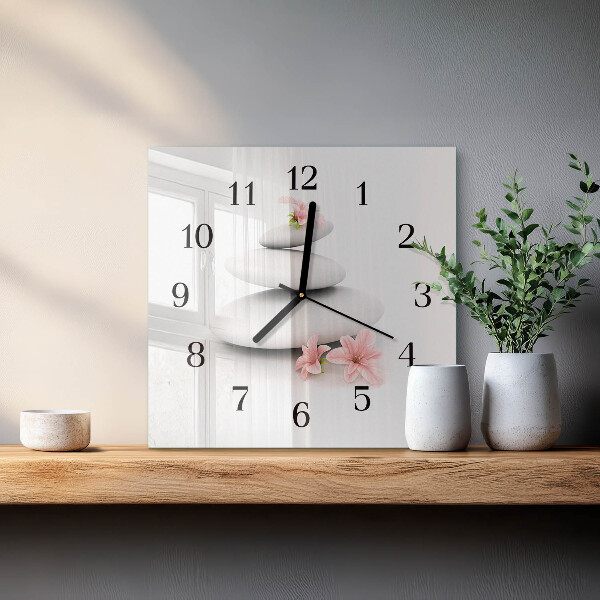 Reloj de vidrio Piedras