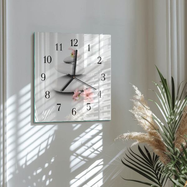 Reloj de vidrio Piedras
