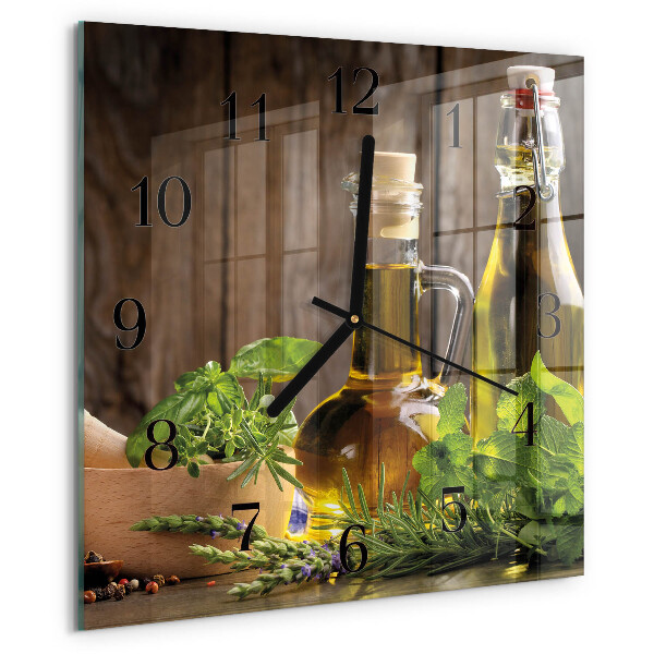 Reloj de vidrio Aceite