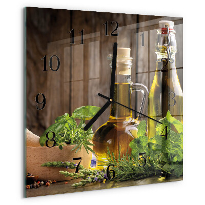 Reloj de vidrio Aceite