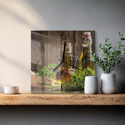 Reloj de vidrio Aceite