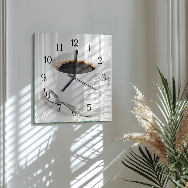 Reloj de vidrio Café