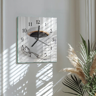 Reloj de vidrio Café