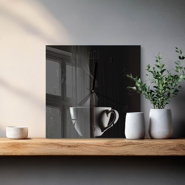 Reloj de vidrio Taza