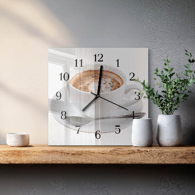 Reloj de vidrio Café