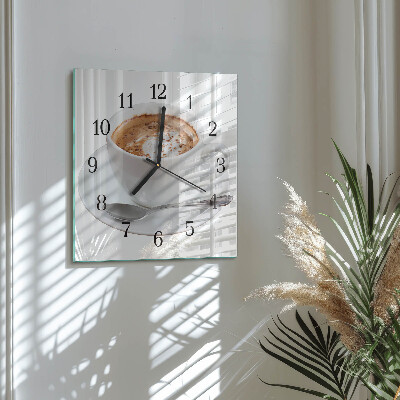 Reloj de vidrio Café