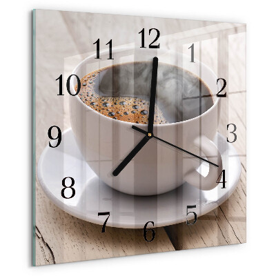 Reloj de vidrio Café