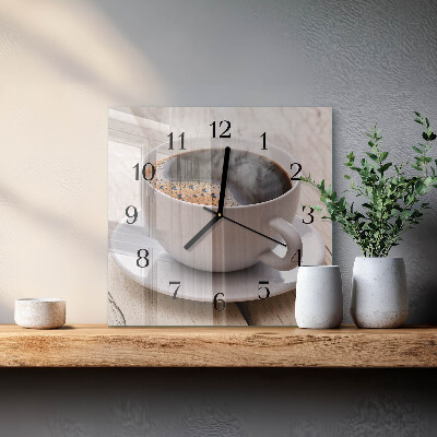 Reloj de vidrio Café