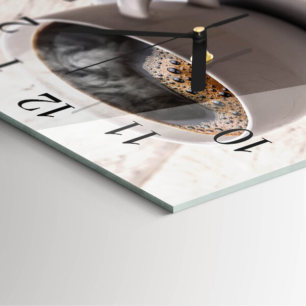 Reloj de vidrio Café