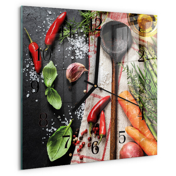 Reloj de vidrio Especias