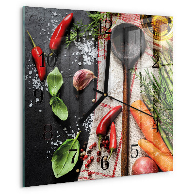 Reloj de vidrio Especias