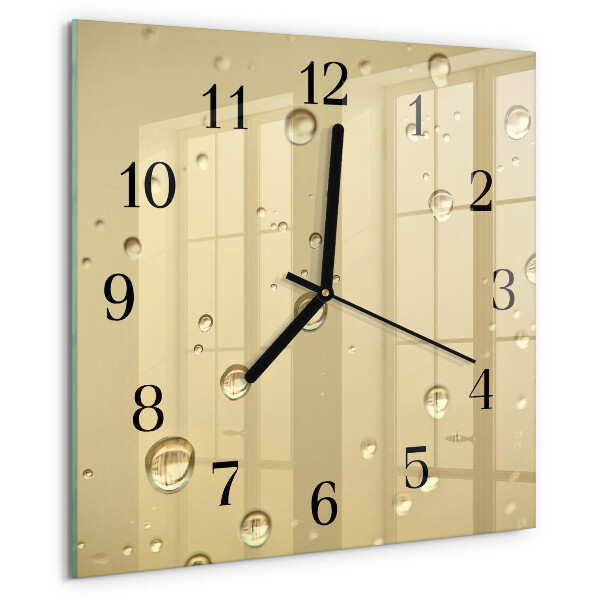 Reloj de vidrio Gotas