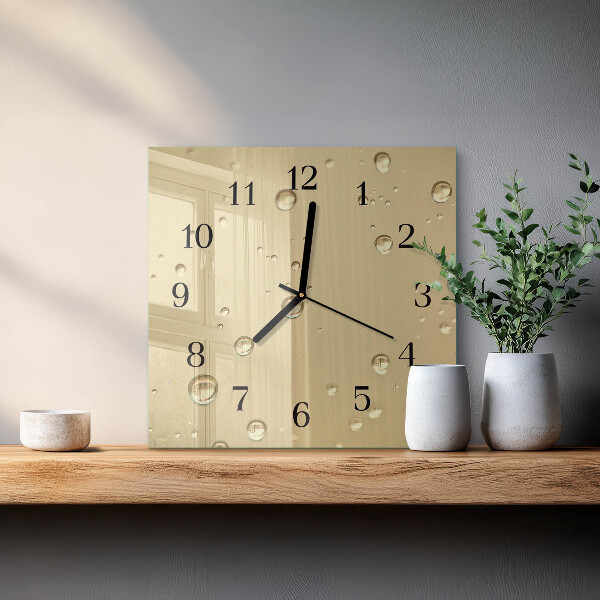 Reloj de vidrio Gotas