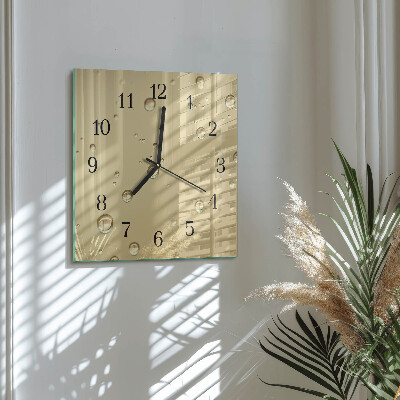 Reloj de vidrio Gotas
