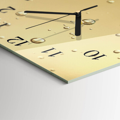 Reloj de vidrio Gotas