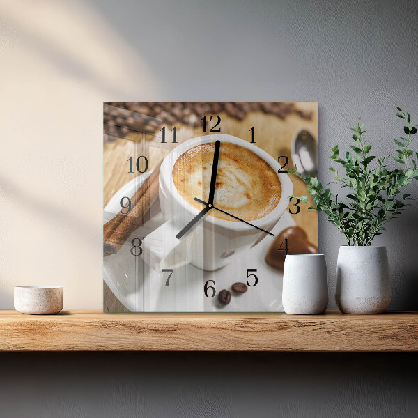 Reloj de vidrio Café