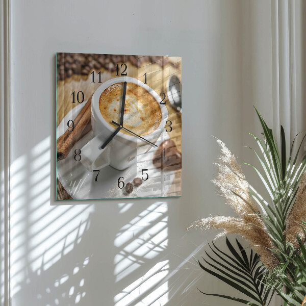 Reloj de vidrio Café