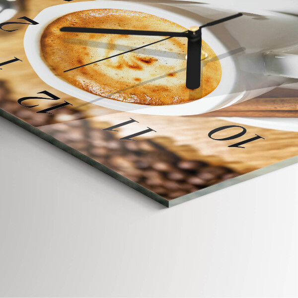 Reloj de vidrio Café