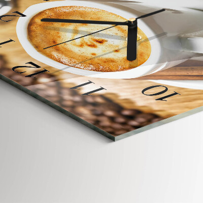 Reloj de vidrio Café