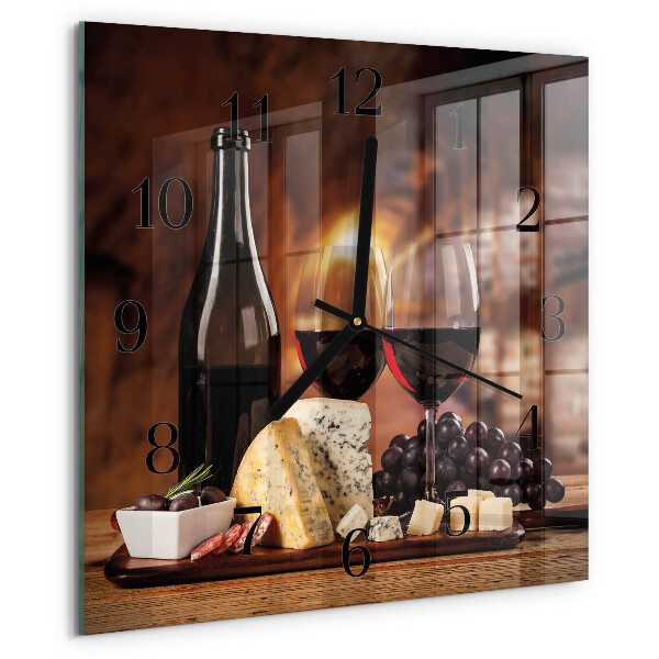 Reloj de vidrio Vino