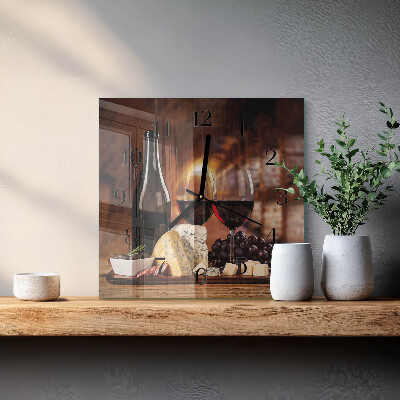 Reloj de vidrio Vino
