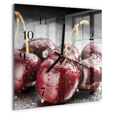 Reloj de vidrio Cereza