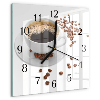 Reloj de vidrio Café