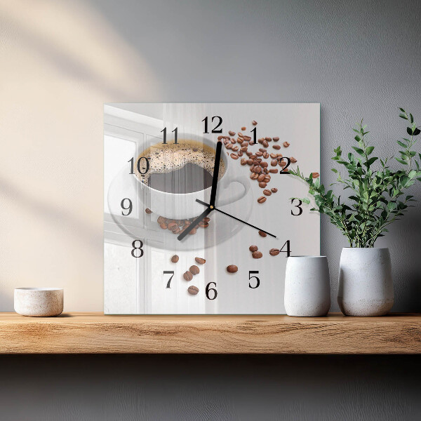 Reloj de vidrio Café